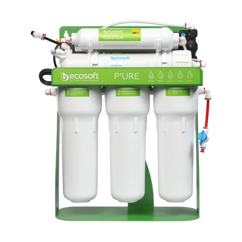 Фільтр зворотного осмосу Ecosoft PURE BALANCE з помпою на станині (MO675MBALPSECO) MO675MBALPSECO фото