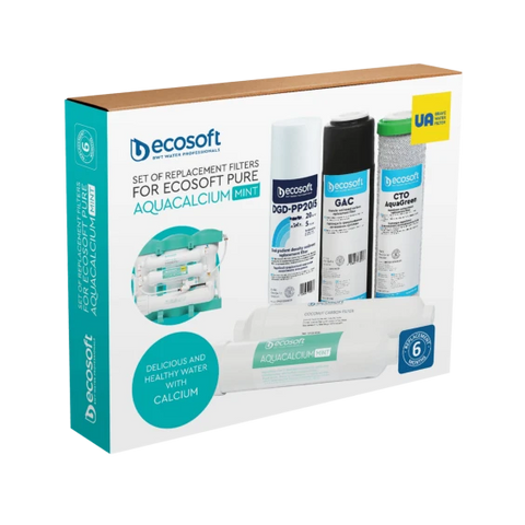 Комплект картриджів Ecosoft PURE AquaCalcium Mint "6 місяців" CHV5PUREMAC фото