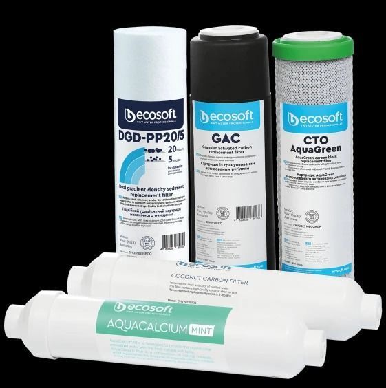 Комплект картриджів Ecosoft PURE AquaCalcium Mint "6 місяців" CHV5PUREMAC фото