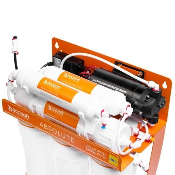 Фільтр зворотного осмосу Ecosoft Absolute з мінералізатором з помпою на станині (MO675MPSECO) MO675MPSECO фото