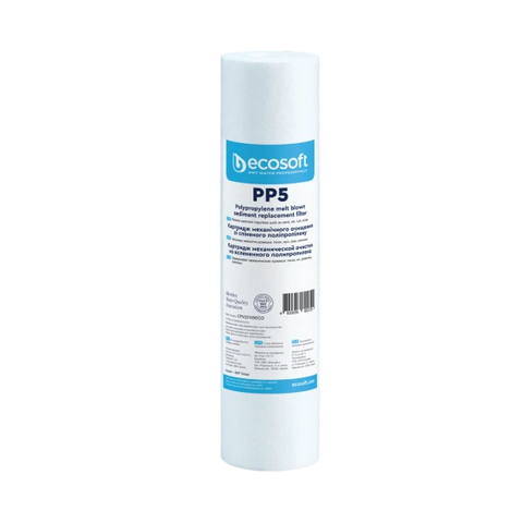 Картридж зі спіненого поліпропілену Ecosoft 2,5"x10" 5 мкм (CPV25105ECO) CPV25105ECO фото