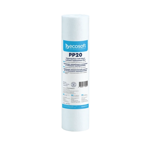 Картридж зі спіненого поліпропілену Ecosoft 2,5"x10" 20 мкм (CPV251020ECO) CPV251020ECO фото
