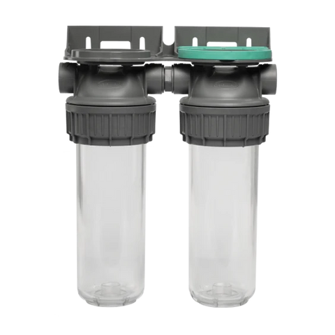 Колба фільтра прозора 3P DUPLEX РЕТ для холодної води Ecosoft 3/4" FDPP3P0130/G118 фото