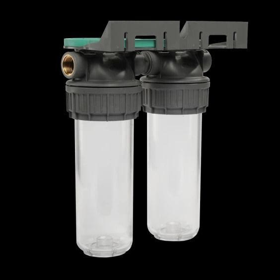 Колба фільтра прозора 3P DUPLEX РЕТ для холодної води Ecosoft 3/4" FDPP3P0130/G118 фото