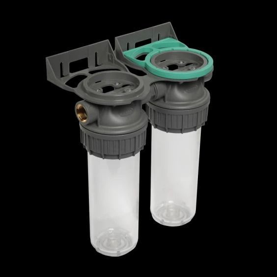 Колба фільтра прозора 3P DUPLEX РЕТ для холодної води Ecosoft 3/4" FDPP3P0130/G118 фото