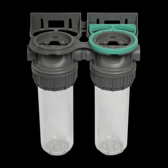 Колба фільтра прозора 3P DUPLEX РЕТ для холодної води Ecosoft 3/4" FDPP3P0130/G118 фото