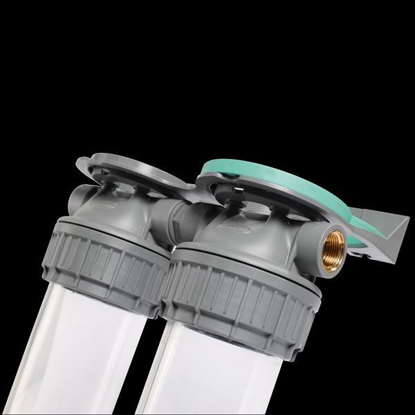 Колба фільтра прозора 3P DUPLEX РЕТ для холодної води Ecosoft 3/4" FDPP3P0130/G118 фото