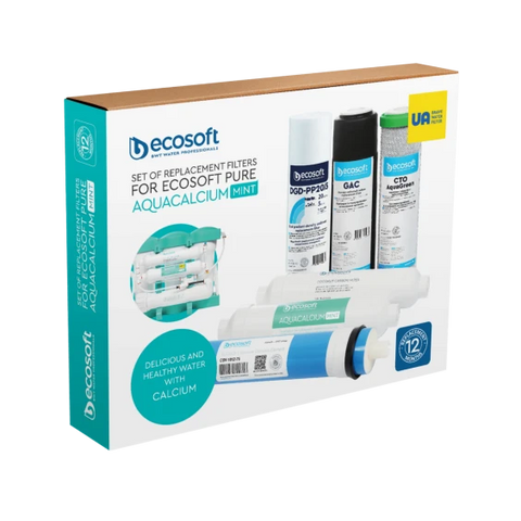 Комплект картриджів Ecosoft PURE AquaCalcium Mint "12 місяців" CHV6PUREMAC фото