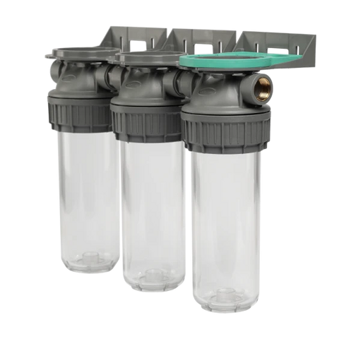 Колба фільтра прозора 3P TRIPLEX РЕТ для холодної води Ecosoft 3/4" FTPP3P0130/G118 фото