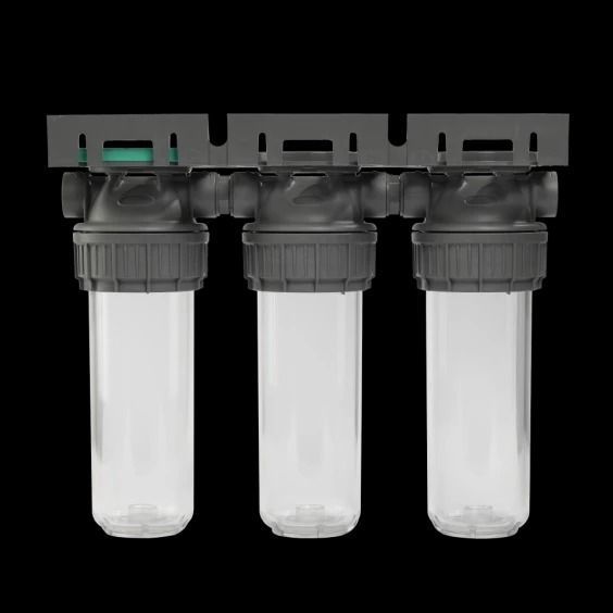 Колба фільтра прозора 3P TRIPLEX РЕТ для холодної води Ecosoft 3/4" FTPP3P0130/G118 фото