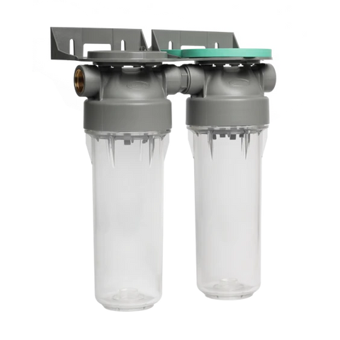 Колба фільтра прозора 2P DUPLEX РЕТ для холодної води Ecosoft 3/4" FDPP2P0130/G118 фото