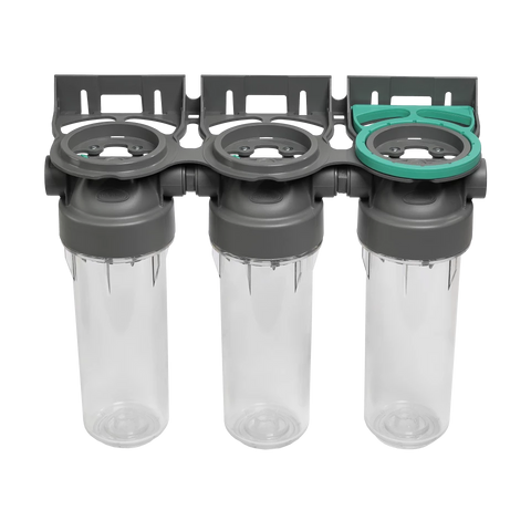 Колба фільтра прозора 2P TRIPLEX РЕТ для холодної води Ecosoft 3/4" FTPP2P0130/G118 фото