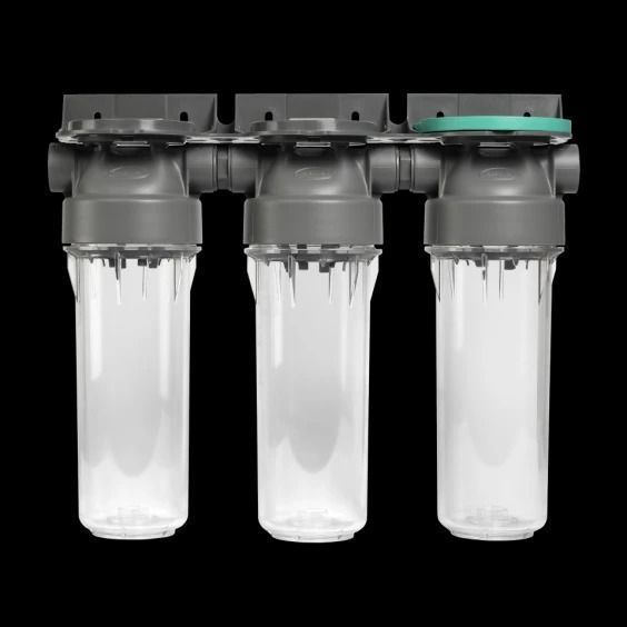 Колба фільтра прозора 2P TRIPLEX РЕТ для холодної води Ecosoft 3/4" FTPP2P0130/G118 фото