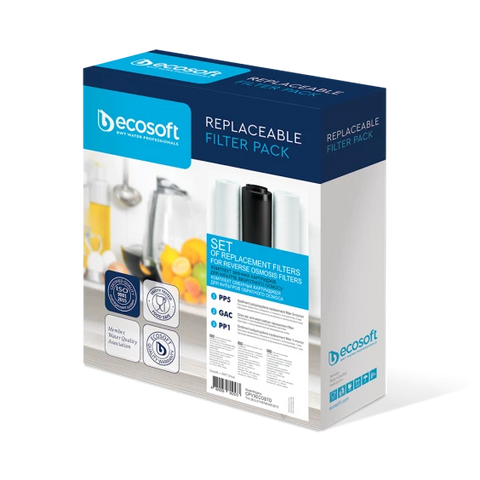 Комплект картриджів Ecosoft 1-2-3 для фільтрів зворотного осмосу (CPV3ECOSTD) CPV3ECOSTD фото